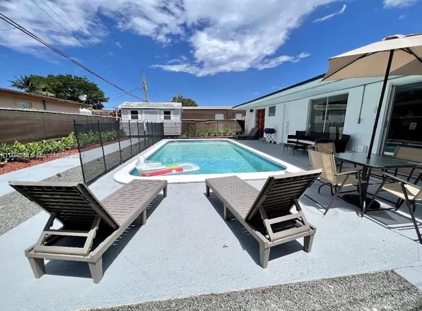 Tropical Villa Pool Courtyard & Garden View Fort Lauderdale Luaran gambar