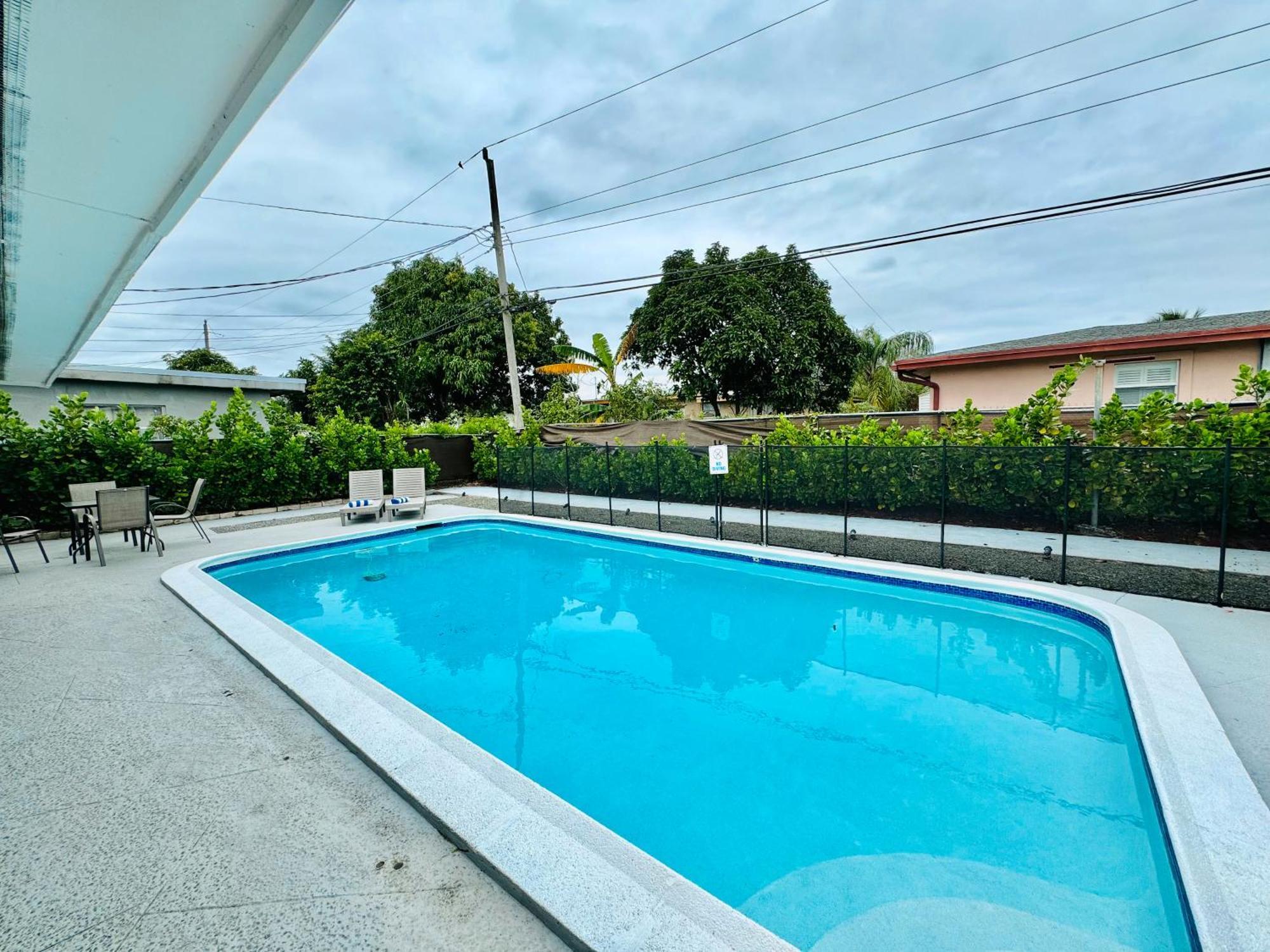 Tropical Villa Pool Courtyard & Garden View Fort Lauderdale Luaran gambar
