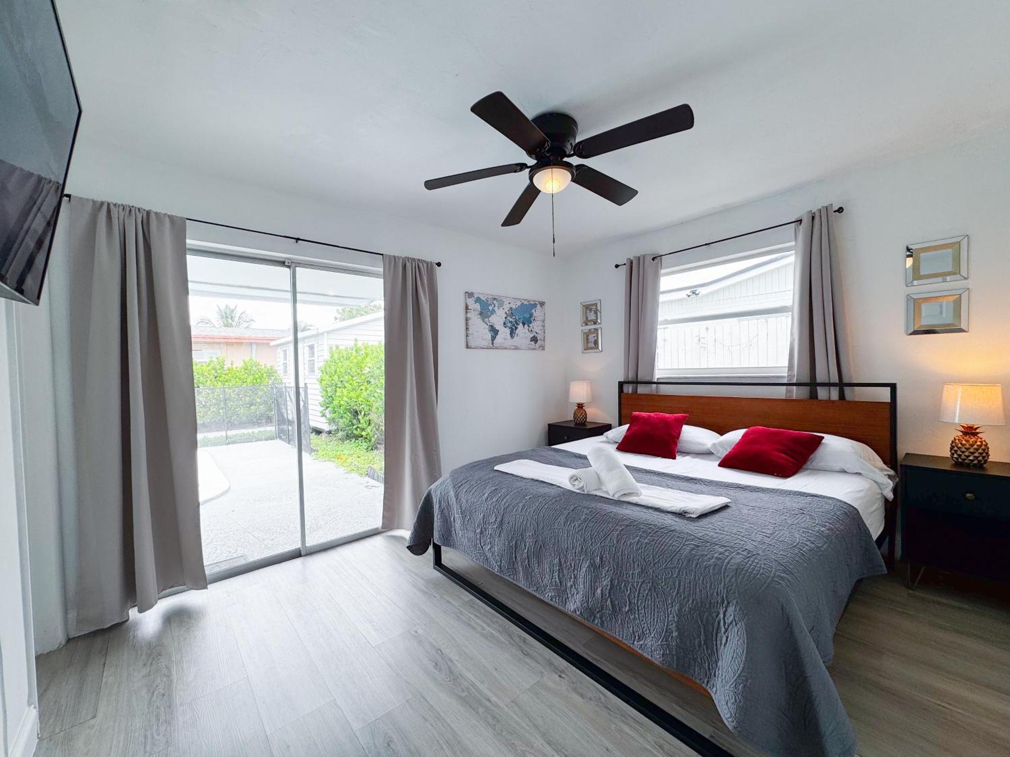 Tropical Villa Pool Courtyard & Garden View Fort Lauderdale Luaran gambar