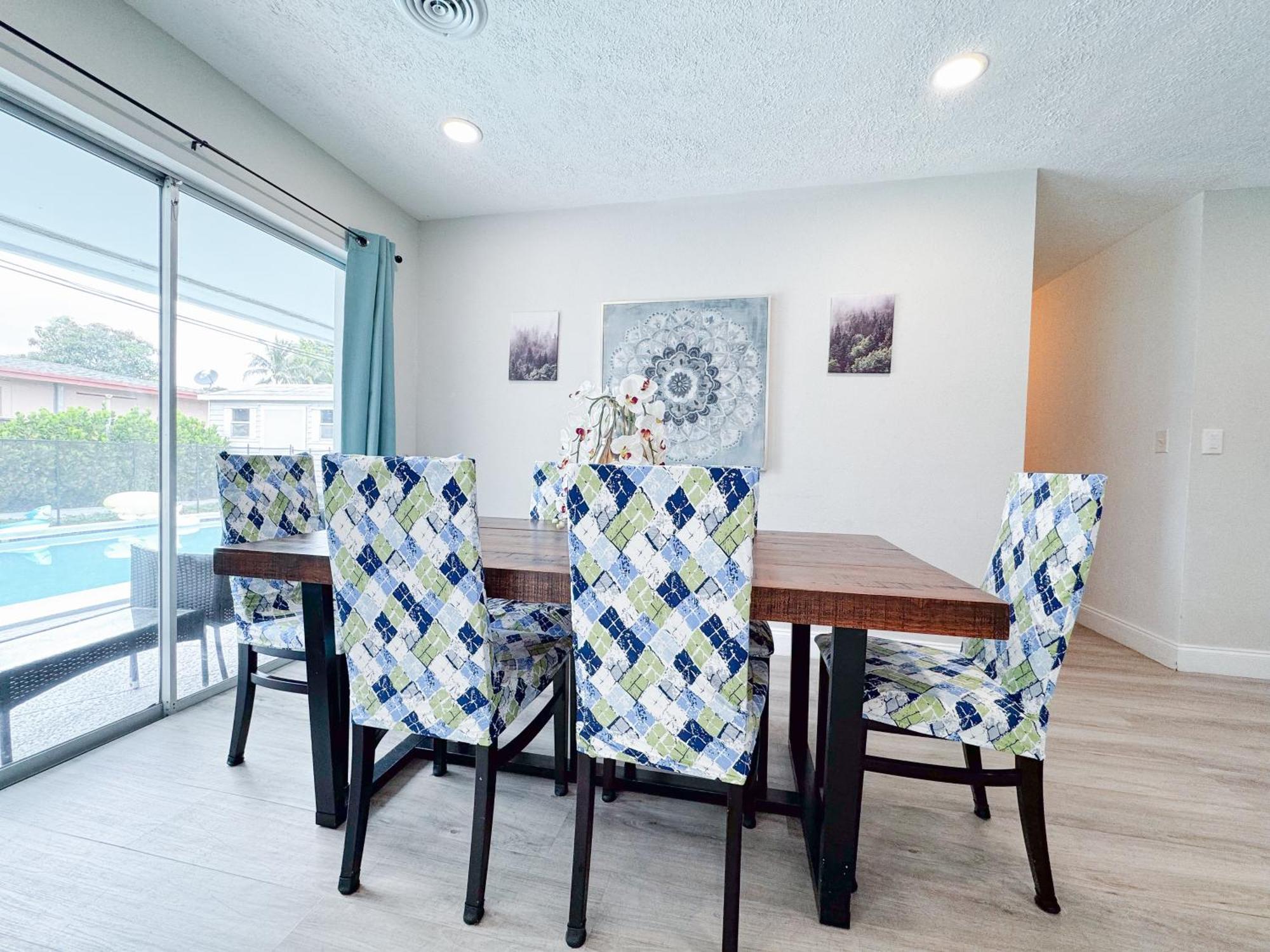 Tropical Villa Pool Courtyard & Garden View Fort Lauderdale Luaran gambar