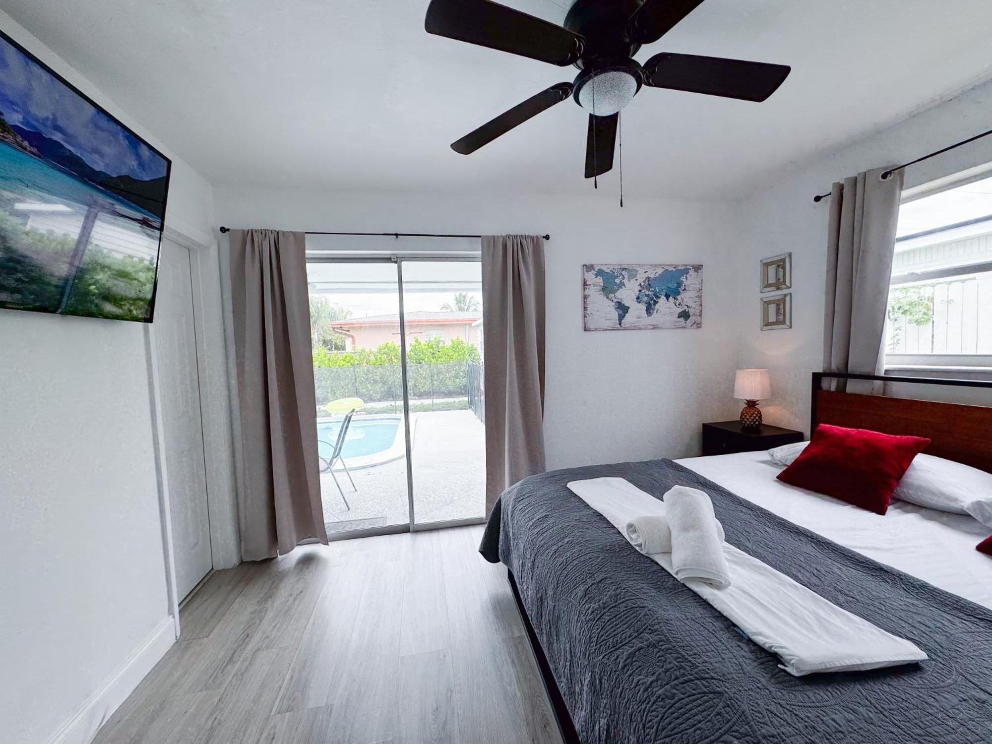 Tropical Villa Pool Courtyard & Garden View Fort Lauderdale Luaran gambar