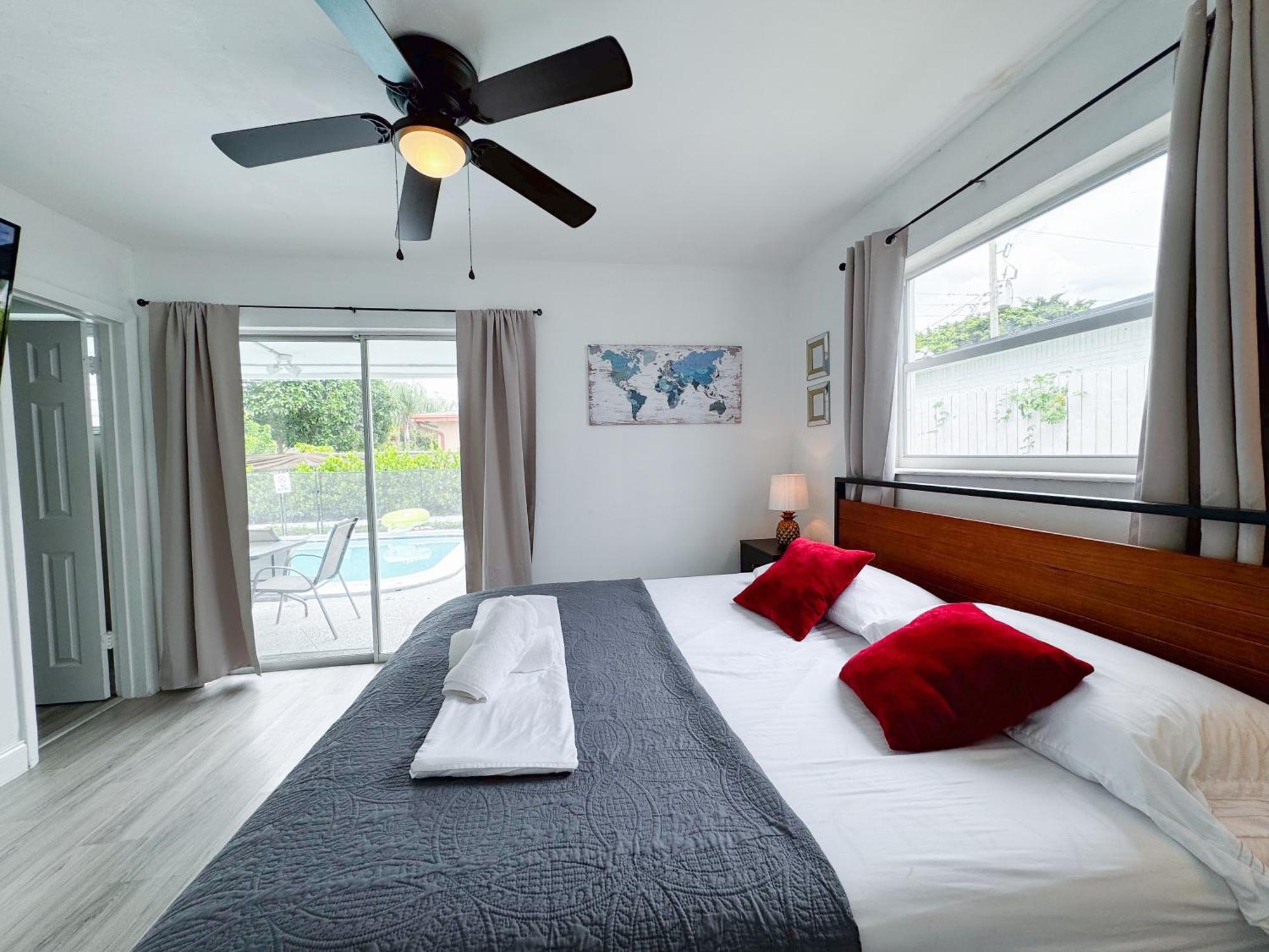 Tropical Villa Pool Courtyard & Garden View Fort Lauderdale Luaran gambar