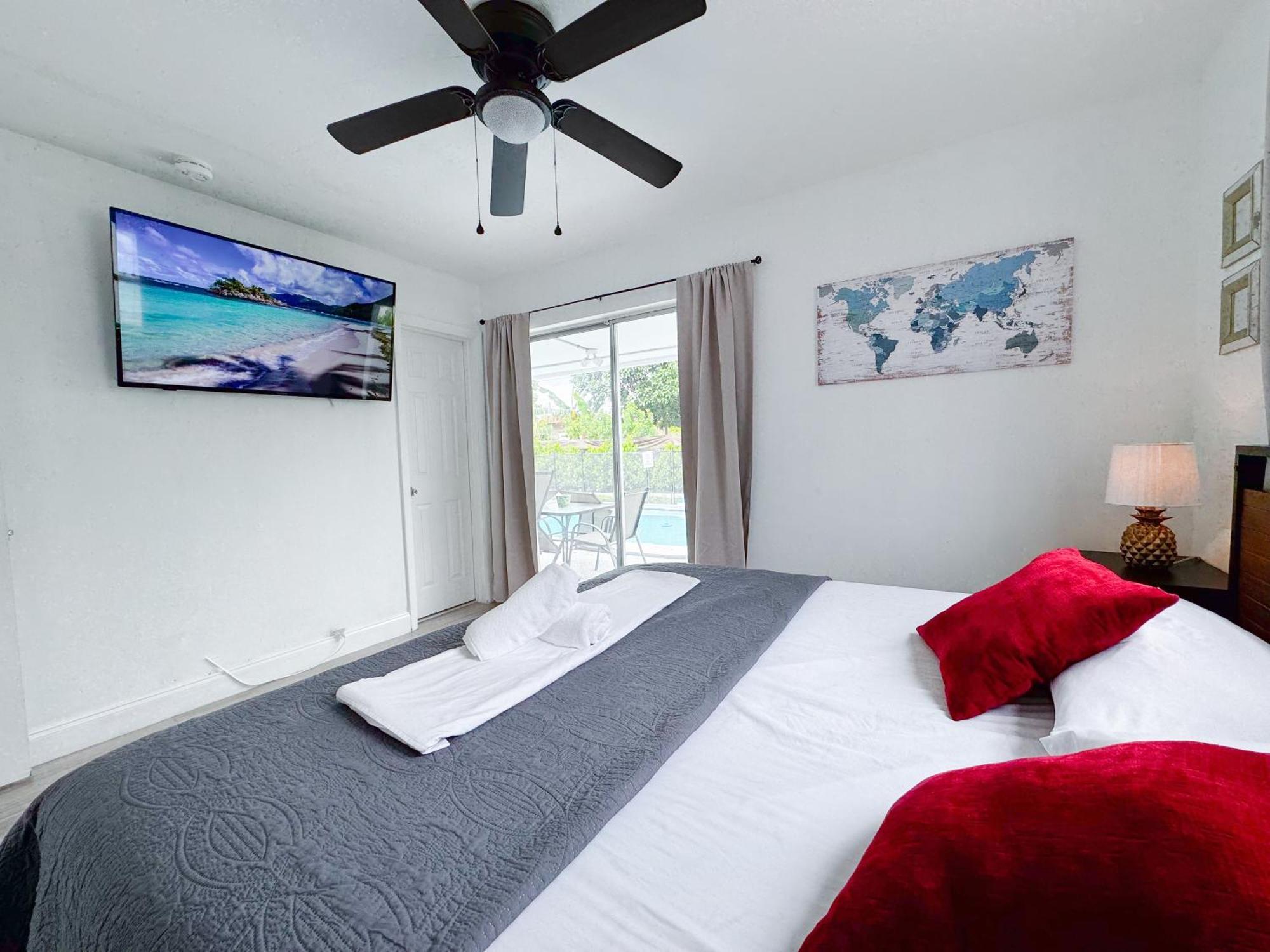 Tropical Villa Pool Courtyard & Garden View Fort Lauderdale Luaran gambar
